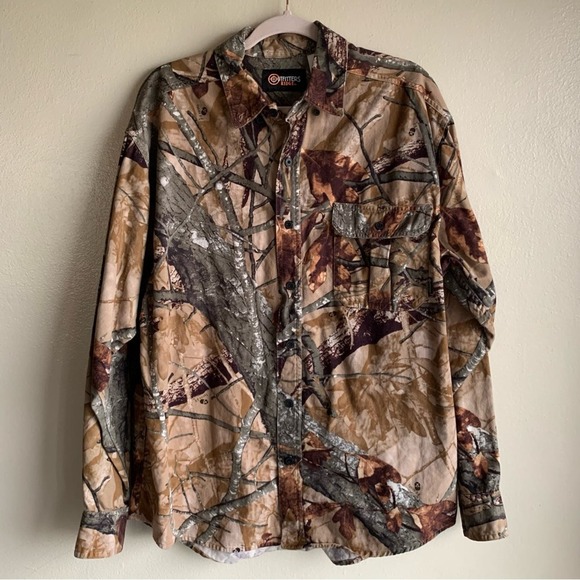 Outfitter’s Ridge Woodland Men’s Long Sleeve Shirt Size Large - Picture 3 of 12